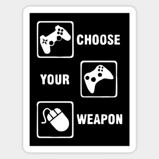 Game Controller Choose your Weapon Magnet